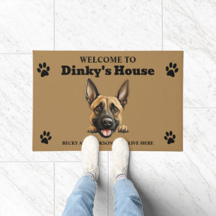 Belgian Malinois Dog Doormat
