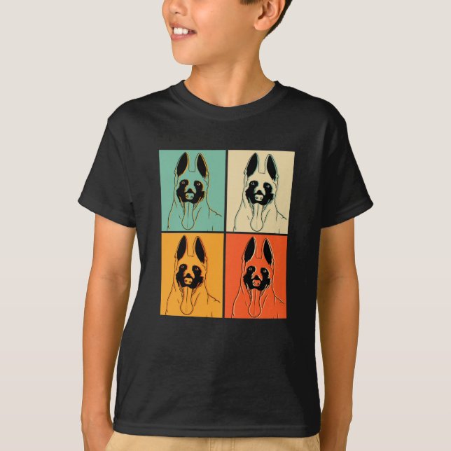 Belgian Malinois Dog Gift Idea T-Shirt (Front)