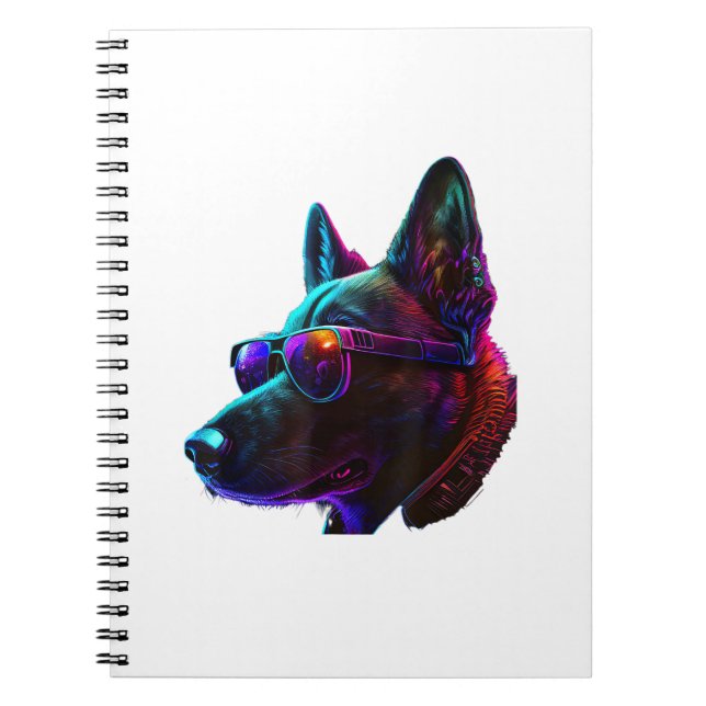Belgian Malinois Dogs Belgian Malinoiss  Notebook (Front)
