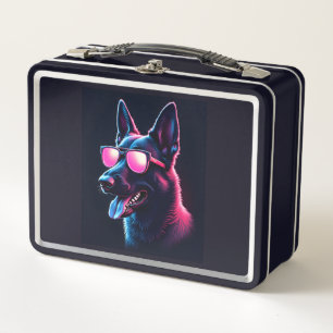 Belgian Malinois Dogs Belgian Malinoiss T-Shirt Metal Lunch Box