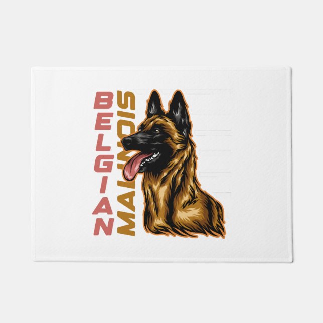Belgian Malinois   Doormat (Front)