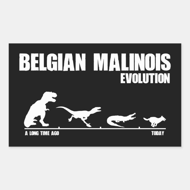 Belgian Malinois Evolution Sticker (Front)