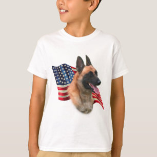 Belgian Malinois Flag T-Shirt