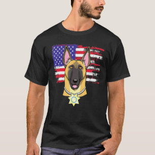 Belgian Malinois K9 German Shepherd American Polic T-Shirt