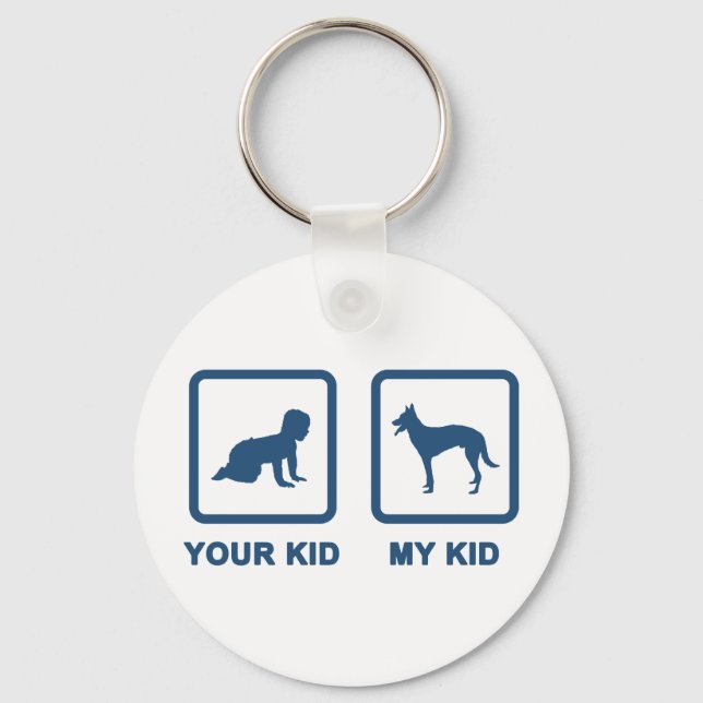 Belgian Malinois Keychain (Front)