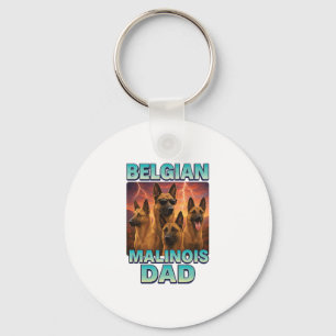Belgian Malinois Keychain