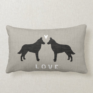 Belgian Malinois Love Lumbar Pillow