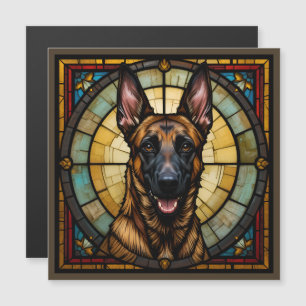Belgian Malinois Magnet Card