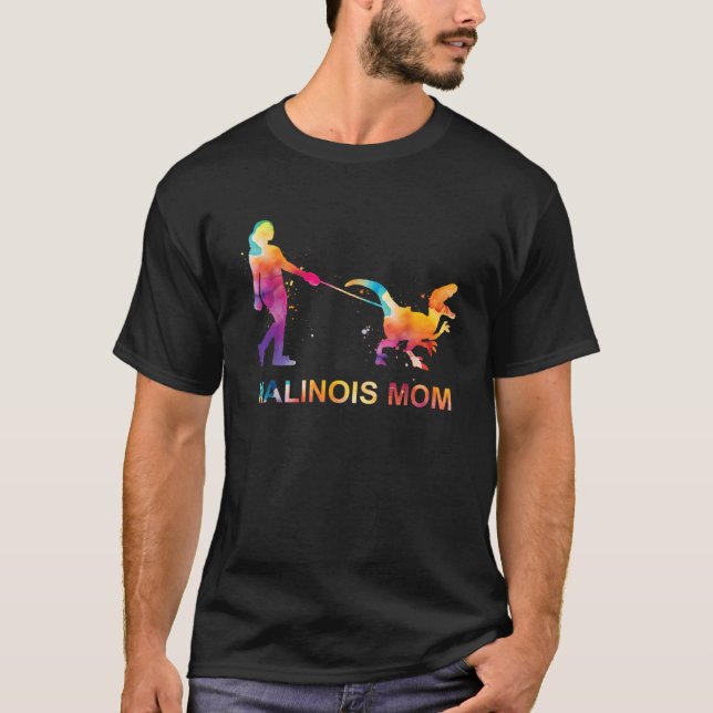 Belgian Malinois Mom Funny Maligator Mama  T-Shirt (Front)
