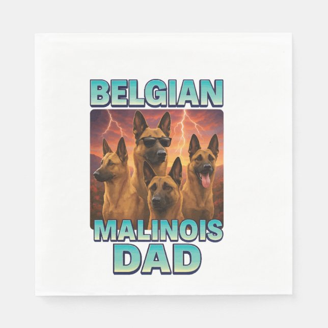 Belgian Malinois Napkin (Front)