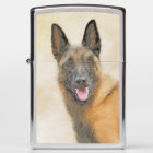 Belgian Malinois Painting - Cute Original Dog Art