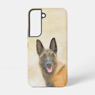 Belgian Malinois Painting - Cute Original Dog Art Samsung Galaxy Case