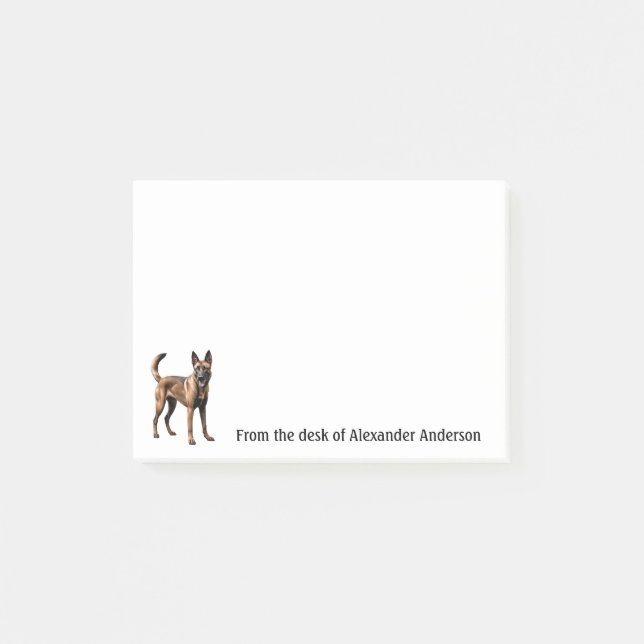 Belgian Malinois Personalize Notes (Front)