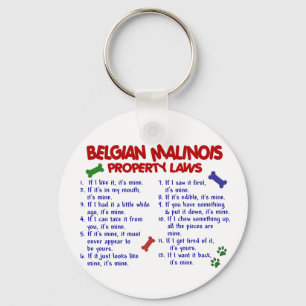 BELGIAN MALINOIS PL2 KEYCHAIN