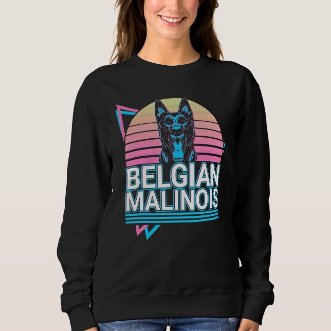 Belgian Malinois Retro Sweatshirt (Front)