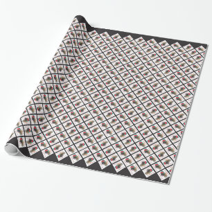 Belgian Malinois Santa Paws;Santa Belgian Malinois Wrapping Paper