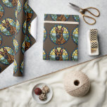 Belgian Malinois Stained Glass Style Illustration Wrapping Paper<br><div class="desc">Belgian Malinois Beautiful Stained Glass Style Illustration</div>