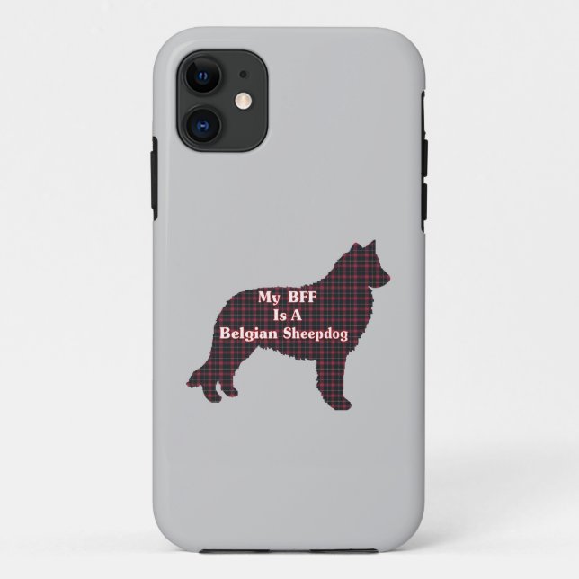 Belgian Sheepdog BFF Case-Mate iPhone Case (Back)