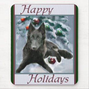 Belgian Sheepdog Christmas Gifts Mouse Pad