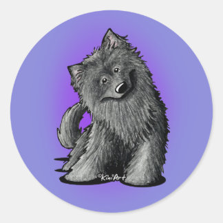 Belgian Sheepdog Classic Round Sticker