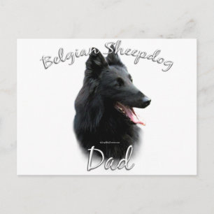 Belgian Sheepdog Dad 2 Postcard