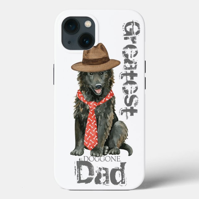 Belgian Sheepdog Dad Case-Mate iPhone Case (Back)