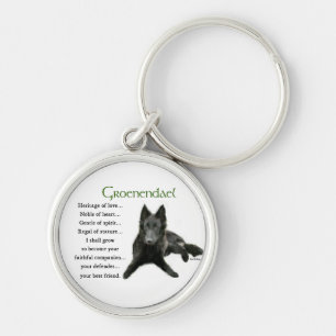 Belgian Sheepdog Heritage of Love Keychain