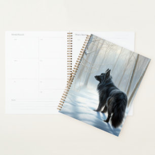 Belgian Sheepdog Let It Snow Christmas Planner