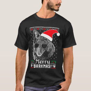Belgian Sheepdog Merry Barkmas Christmas T-Shirt