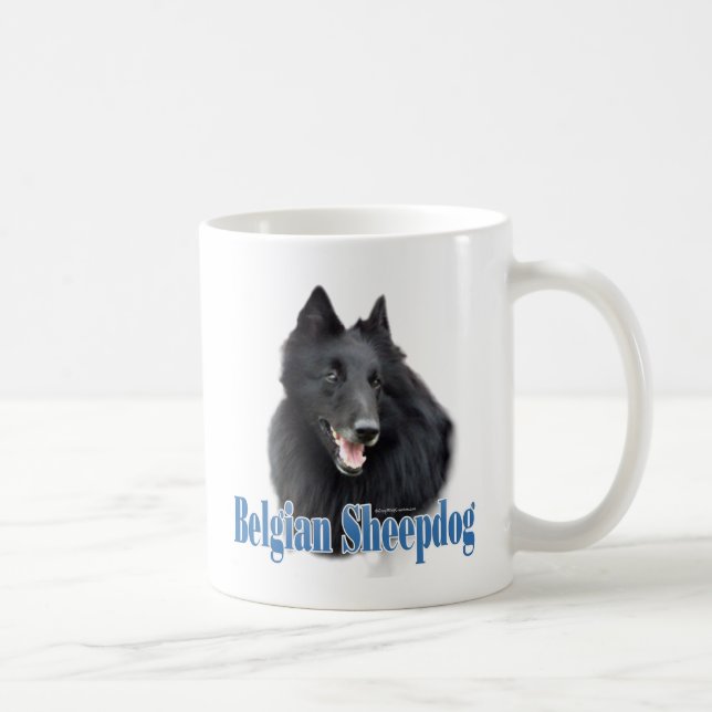 Belgian Sheepdog Name Coffee Mug (Right)