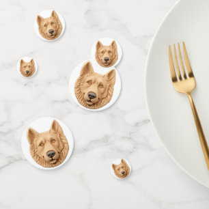 Belgian Shepherd Dog 3D Inspired Confetti