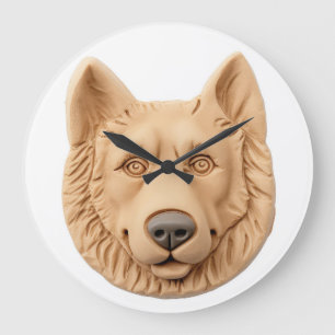 Belgian Shepherd Dog 3D Inspired Large Clock