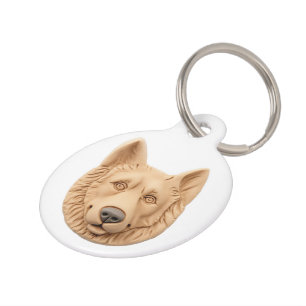 Belgian Shepherd Dog 3D Inspired Pet Tag