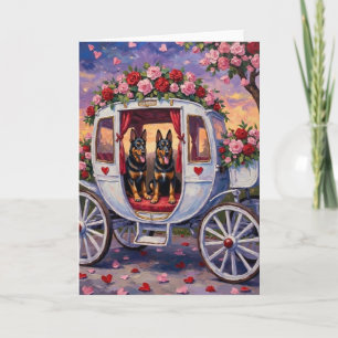 Belgian Shepherd Dog Valentine's Day Card