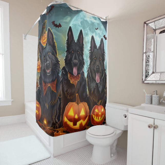 Belgian Shepherd Halloween Spooky (In Situ)