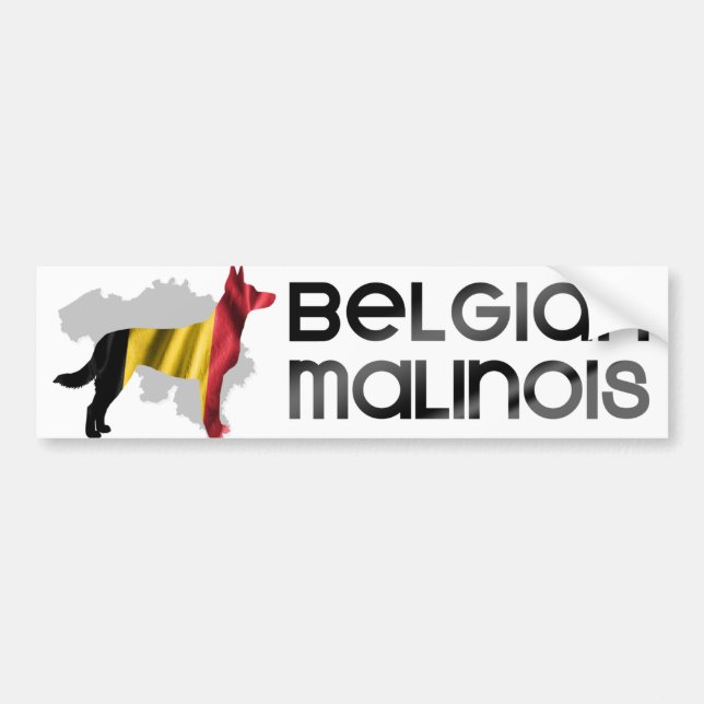 Belgian shepherd - Malinois Bumper Sticker (Front)