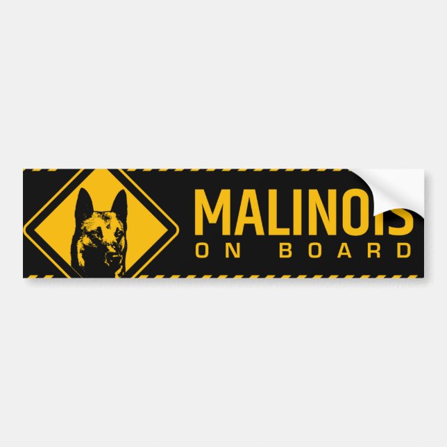 Belgian shepherd - Malinois Bumper Sticker (Front)