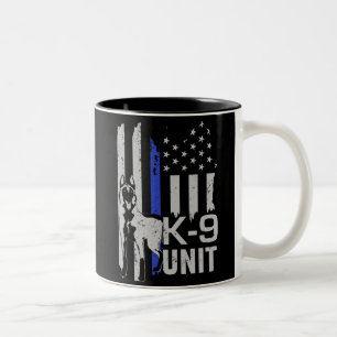 Belgian shepherd - Malinois - K9 Unit Two-Tone Coffee Mug