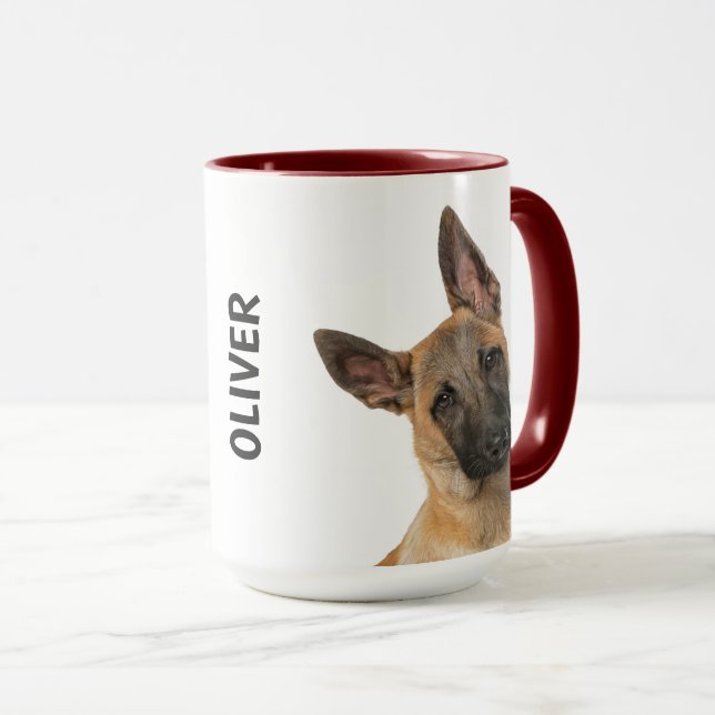 Belgian Shepherd Personalized  Mug (Front Right)
