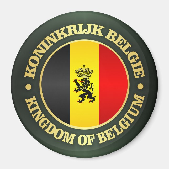 Belgian State Ensign Magnet (Front)