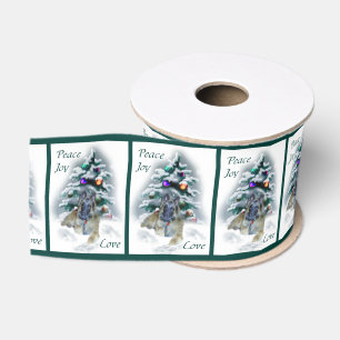 Belgian Tervuren Christmas Holiday Grosgrain Ribbon