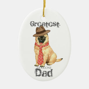 Belgian Tervuren Dad Ceramic Ornament