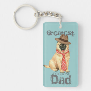 Belgian Tervuren Dad Keychain