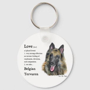 Belgian Tervuren Gifts Keychain