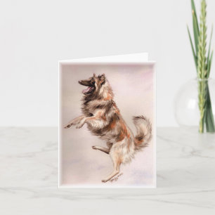 Belgian Tervuren Jump! Card