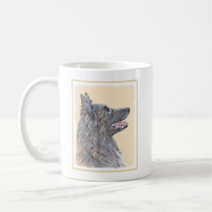 Belgian Tervuren Painting - Cute Original Dog Art Coffee Mug