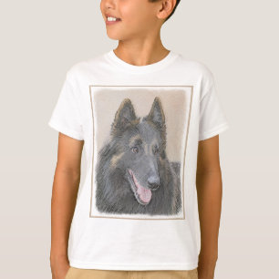 Belgian Tervuren Painting - Cute Original Dog Art T-Shirt