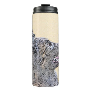 Belgian Tervuren Painting - Cute Original Dog Art Thermal Tumbler