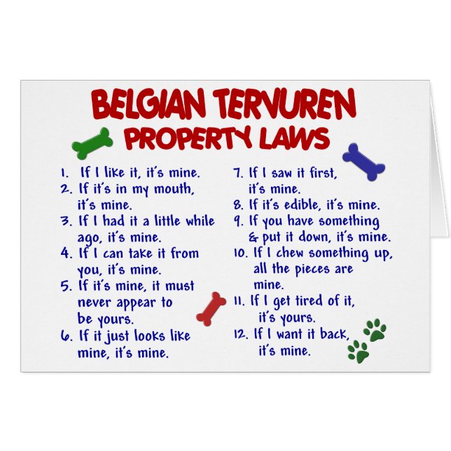 BELGIAN TERVUREN Property Laws 2 (Front Horizontal)
