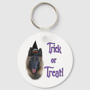 Belgian Tervuren Trick Keychain